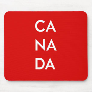Ca Na Da Canada Dark Monotone Mousepad