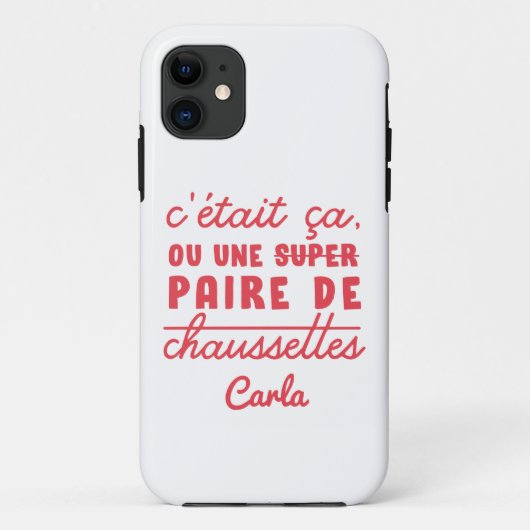 Ça ou une paire de chaussettes Case-Mate iPhone hülle (Rückseite)