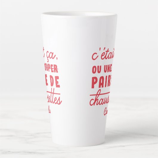 Ça ou une paire de chaussettes milchtasse (Vorderseite)