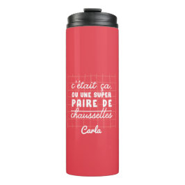 Ça ou une paire de chaussettes Thermal Tumbler Thermosbecher