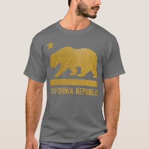 CA Republic Flag Bear Star California Souvenir Wom T-Shirt