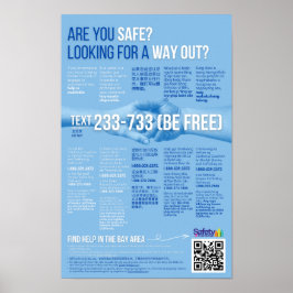 CA SB1193 Poster - 5 Sprachen (Eng/Sp/Ch/Viet/Tag)
