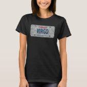 CA State Vanity License Plate VIRGO T-Shirt (Vorderseite)