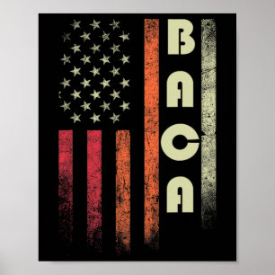 Ca Surname Funny Retro Vintag Geburtstag American Poster