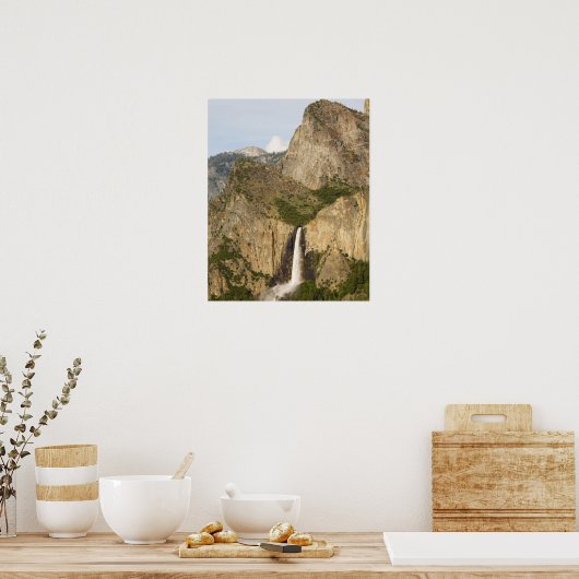 CA, Yosemite NP, Bridalveil Falls Poster (Küche)