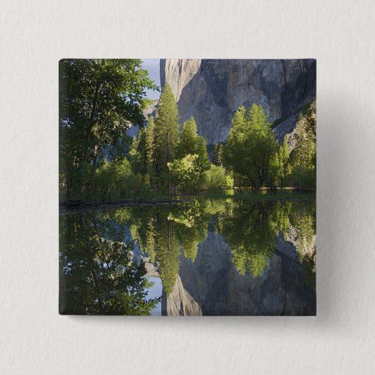 CA, Yosemite NP, El Capitan reflektiert in Merced Button (Vorderseite)