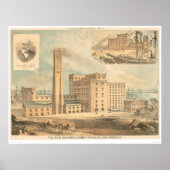 CA. Zuckerraffinerie (1192A) Poster (Vorne)