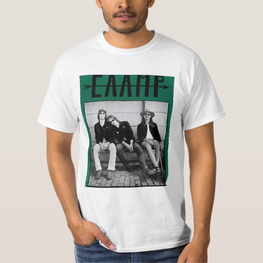 Caamp-Retroband T-Shirt (Vorderseite)