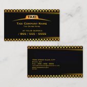 Cab Company Taxi Fahrerkarte Visitenkarte (Vorne/Hinten)