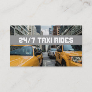 Cab Taxi Driver Service Visitenkarte