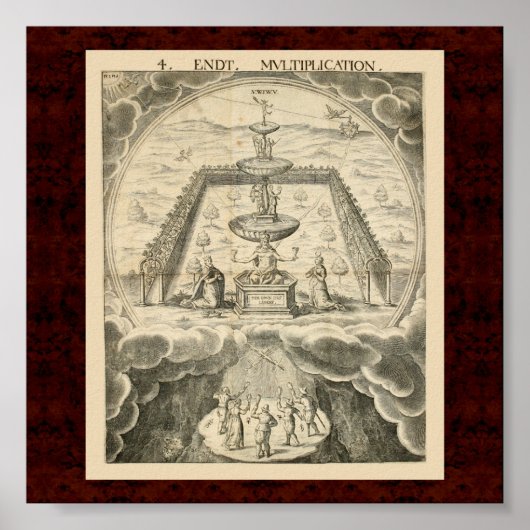 Cabala & Alchymia: 1663 Alchemistische Illustratio Poster (Vorne)
