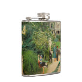 Cabalgando avestruces en A Regaleira (Portugal) Flachmann (Rechts)