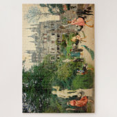 Cabalgando avestruces en A Regaleira (Portugal) Puzzle (Vertikal)