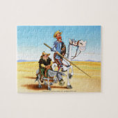 Cabalgando Don Quichote u. Sancho Puzzle (Horizontal)