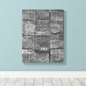 Cabalistisches Amulett Leinwanddruck (Insitu (Holzboden))