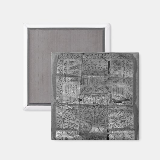 Cabalistisches Amulett Magnet (Vorderseite/Rückseite)