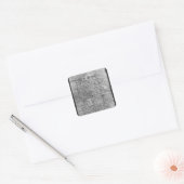 Cabalistisches Amulett Quadratischer Aufkleber (Umschlag)