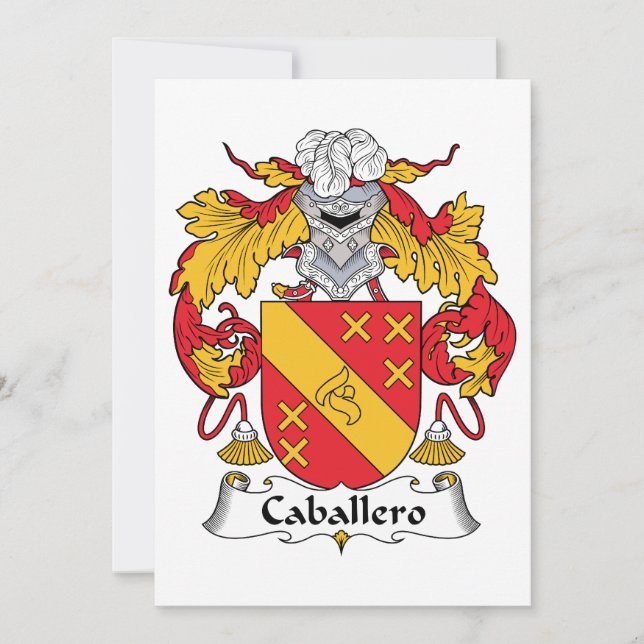 Caballero Familienwappen (Vorderseite)