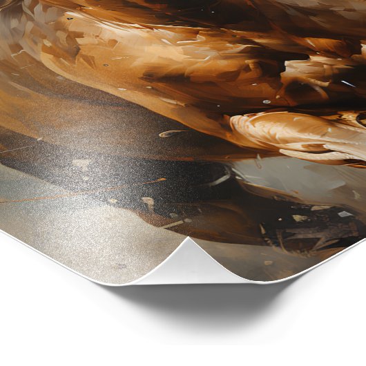 Caballo libre fotodruck (Ecke)