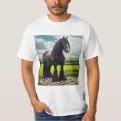 Caballo sobre el nudo celta T-Shirt (Vorderseite)