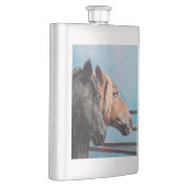 Caballos/Cabalos/Pferde Flachmann (Rechts)