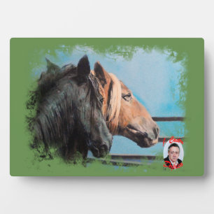 Caballos/Cabalos/Pferde Fotoplatte