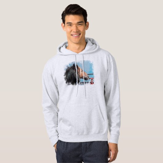 Caballos/Cabalos/Pferde Hoodie (Vorne ganz)