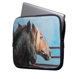 Caballos/Cabalos/Pferde Laptopschutzhülle