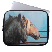 Caballos/Cabalos/Pferde Laptopschutzhülle (Vorderseite)