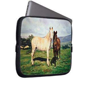 Caballos/Cabalos/Pferde Laptopschutzhülle