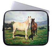 Caballos/Cabalos/Pferde Laptopschutzhülle (Vorderseite)