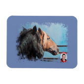 Caballos/Cabalos/Pferde Magnet (Horizontal)