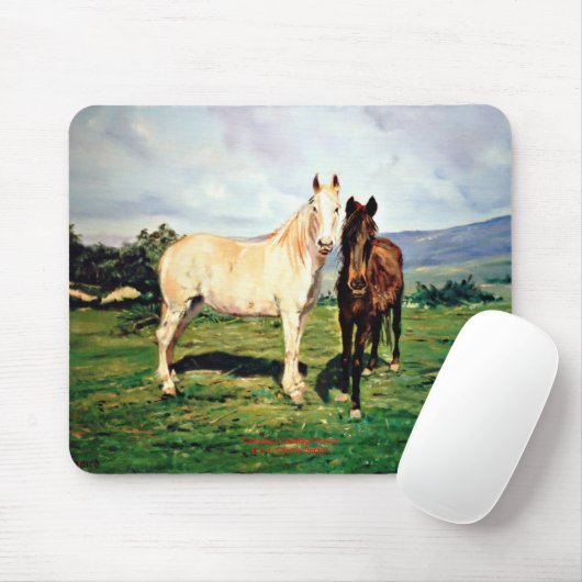 Caballos/Cabalos/Pferde Mousepad (Mit Mouse)