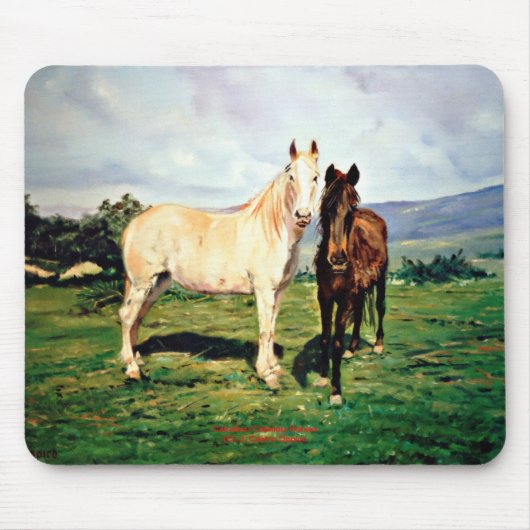 Caballos/Cabalos/Pferde Mousepad (Vorne)