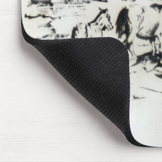 Caballos/Cabalos/Pferde Mousepad (Ecke)
