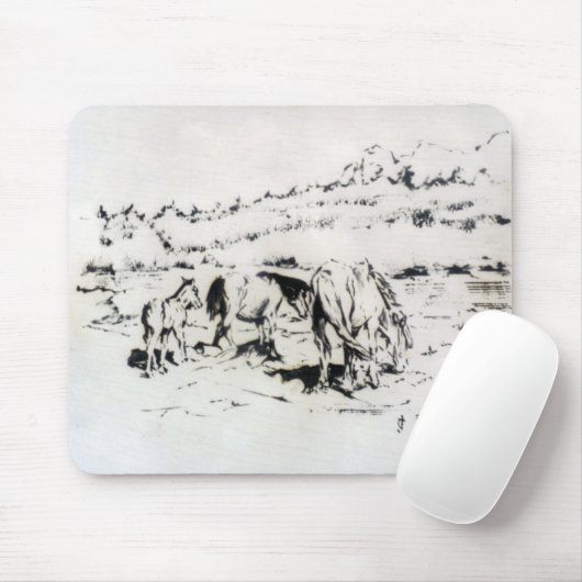 Caballos/Cabalos/Pferde Mousepad (Mit Mouse)