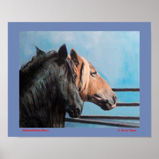 Caballos/Cabalos/Pferde Poster (Vorne)