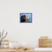 Caballos/Cabalos/Pferde Poster (Küche)