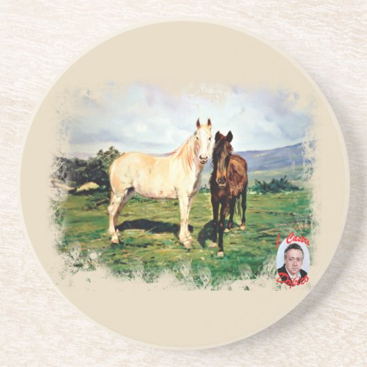 Caballos/Cabalos/Pferde Untersetzer (Vorne)