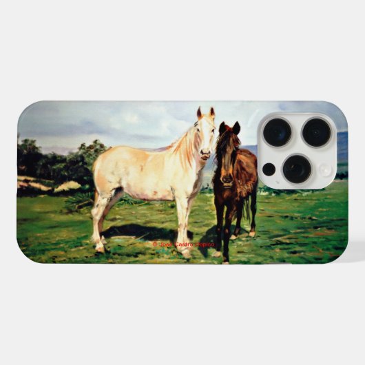 Caballos iPhone Hülle (Rückseite (Horizontal))
