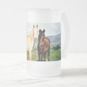 Caballos Mattglas Bierglas (VorderseiteRechts)