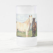 Caballos Mattglas Bierglas (Mittel)