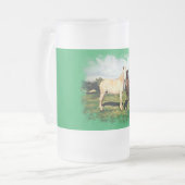 Caballos Mattglas Bierglas (Vorderseite Links)