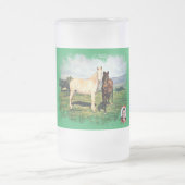 Caballos Mattglas Bierglas (Mittel)