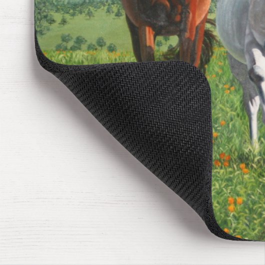 caballos mousepad (Ecke)