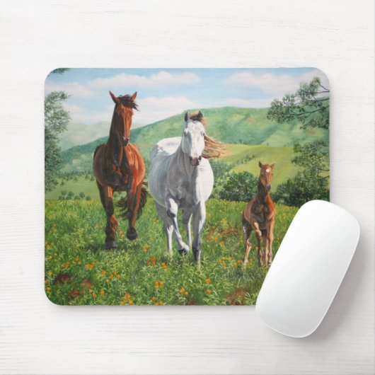 caballos mousepad (Mit Mouse)