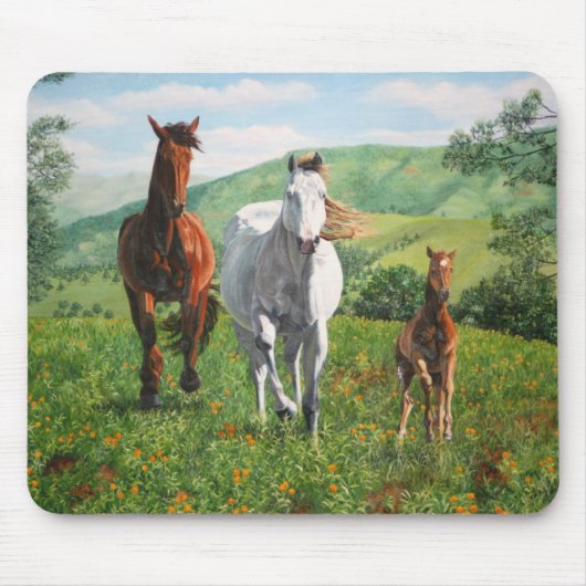 caballos mousepad (Vorne)