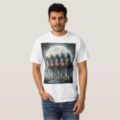 Caballos Silvestres Bajo la Luna T-Shirt (Vorne ganz)