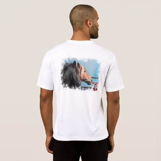 Caballos T-Shirt (Schwarz voll)