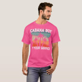 Cabana Boy At Your Service Black T-Shirt (Vorne ganz)